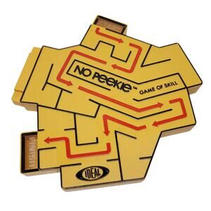 Vintage 1971 Ideal No Peekie Hidden Puzzling Puzzle Maze Game & Box